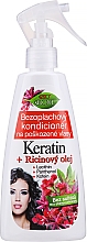 Düfte, Parfümerie und Kosmetik Regenerierende Haarspülung mit Keratin und Rizinusöl - Bione Cosmetics Keratin + Ricinovy Oil