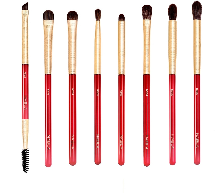 Make-up Pinselset 8 tlg. - Nabla Ruby Complete Eye Brush Set — Bild N1