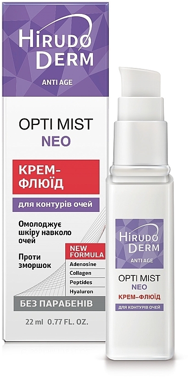 Creme-Fluid für die Augenpartie - Hirudo Derm Opti Mist Neo — Bild N1