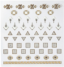 Düfte, Parfümerie und Kosmetik Dekorative Nagelsticker - Peggy Sage DecorativeNail Stickers Jewels 