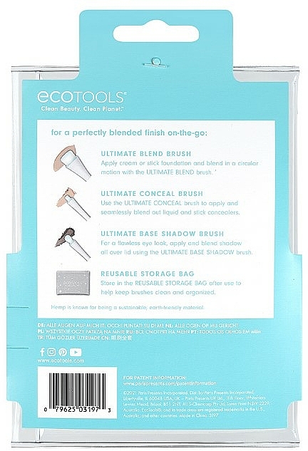 Make-up Pinselset 3-tlg. - EcoTools All Eyes On Me Mini 360 Ultimate Brush Kit — Bild N2
