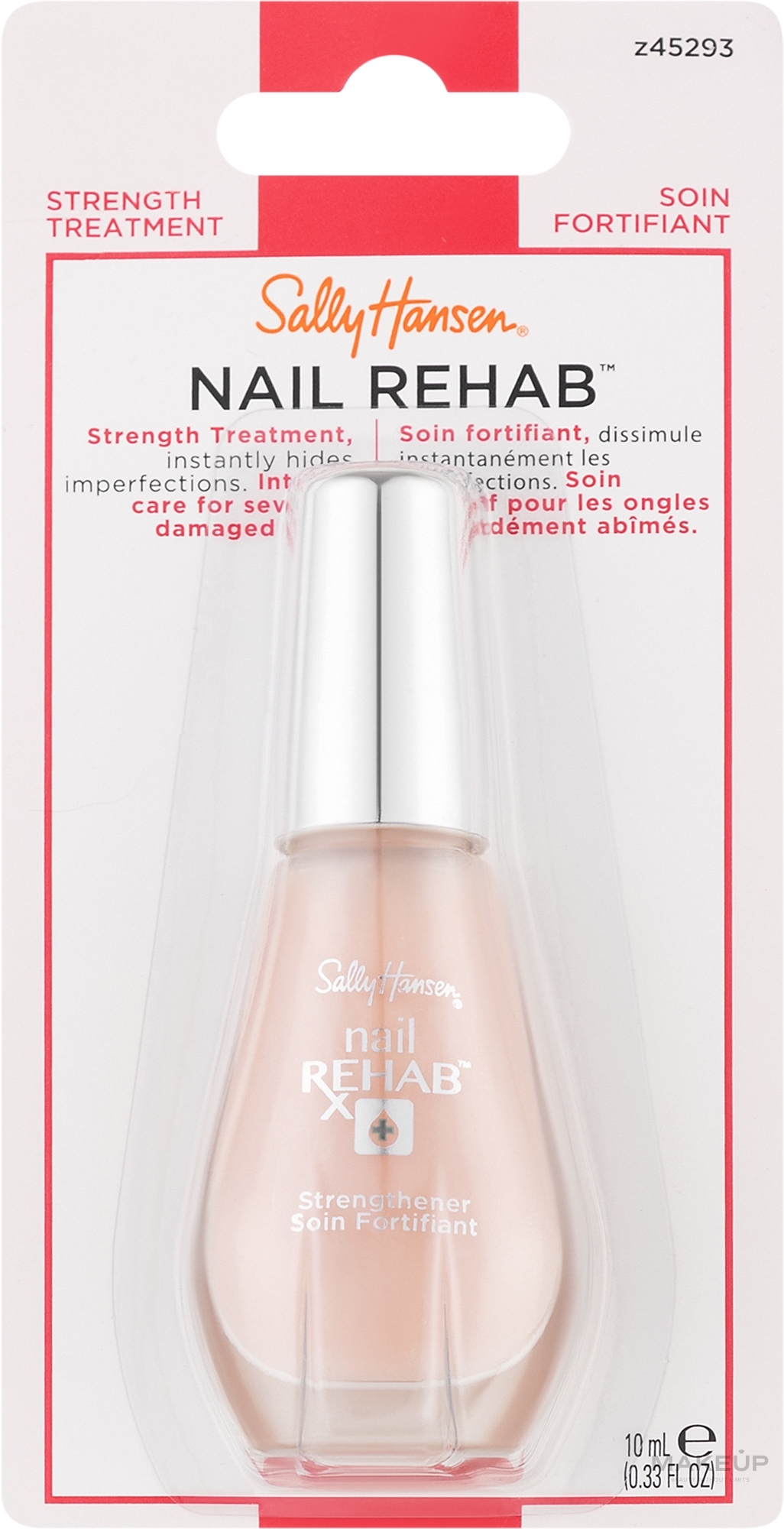 Intensiv pflegende Nagelkur mit Jasmin- und Rosenextrakt und Vitamin E - Sally Hansen Nail Rehab — Bild 10 ml