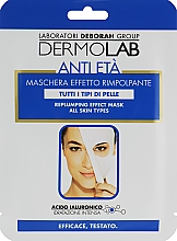 Düfte, Parfümerie und Kosmetik Schützende und pflegende Anti-Aging Tuchmaske mit Hyaluronsäure für alle Hauttypen - Deborah Dermolab Replumping Effect Mask