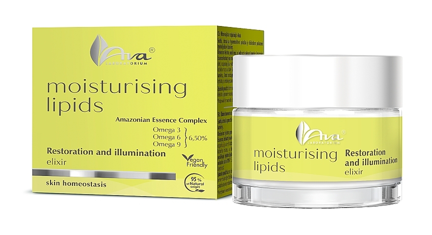 Revitalisierendes und aufhellendes Gesichtselixier  - Ava Laboratorium Moisturising Lipids Reconstruction And Illumination Elixir  — Bild N1