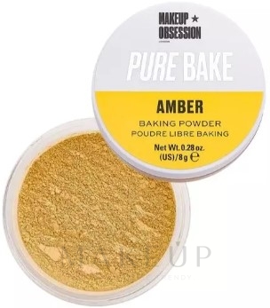Loser Fixierpuder - Makeup Obsession Pure Bake Baking Powder Banana — Bild Amber
