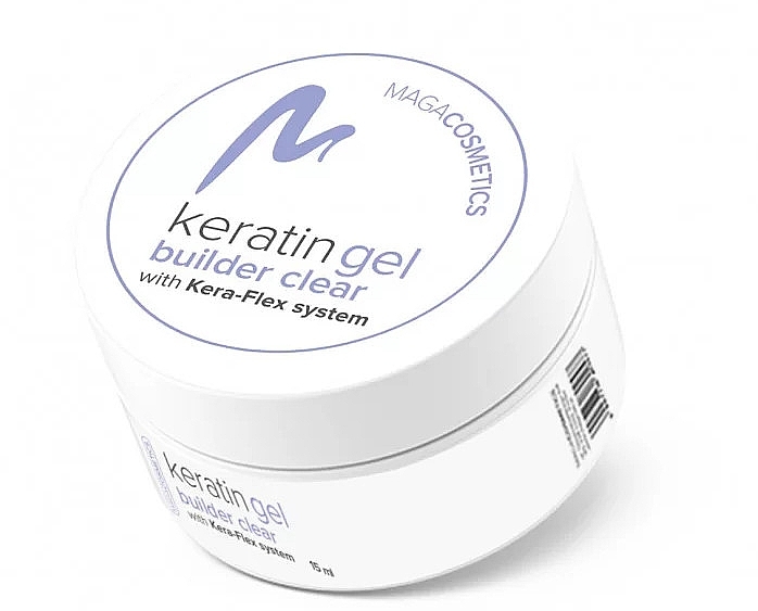 Gel zur Nagelverlängerung - Maga Cosmetics Kera-Flex Keratin Gel — Bild N1