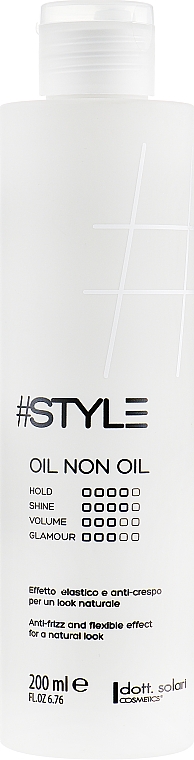 Glättendes Haaröl - Dott. Solari Style Oil Non Oil — Bild N1