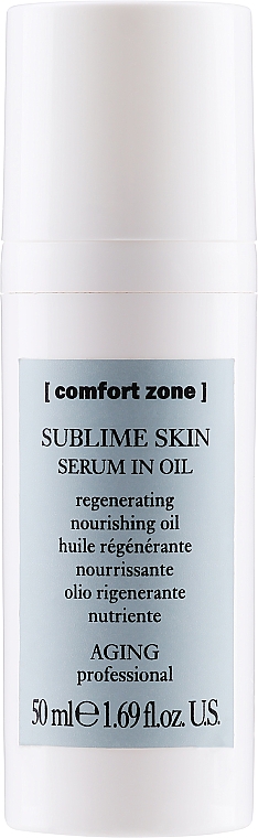 Regenerierendes Nachtserum für das Gesicht mit Mandel-, Krambe- und Maracujaöl - Comfort Zone Sublime Skin Oil Serum — Bild N3