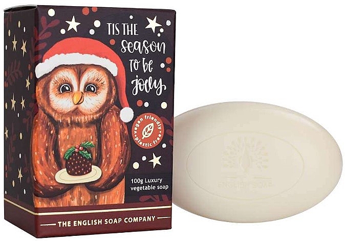Seife Eule - The English Soap Company Christmas Owl Mini Soap — Bild N1