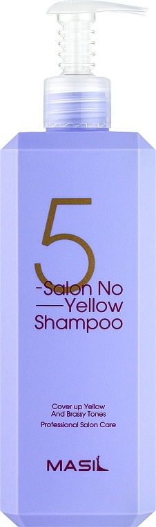 Shampoo gegen Gelbstich - Masil 5 Salon No Yellow Shampoo — Bild N1