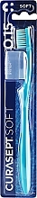 Weiche Zahnbürste 0,15 weich türkis und blau - Curaprox Curasept Toothbrush — Bild N1