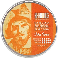 Balsam do brody - Barbados Pirates Beard Balm John Coxon — Bild N1