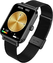 Smartwatch schwarz Metall - Garett Smartwatch GRC Classic  — Bild N2