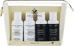 Set - Acca Kappa White Moss Travel Set (sh/gel/100ml + shm/100ml + b/lot/100ml + cond/100ml + bag) — Bild N1