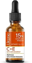Düfte, Parfümerie und Kosmetik Vitamin-Säure-Komplex für das Gesicht - Lirene C+E Vitamin Energy