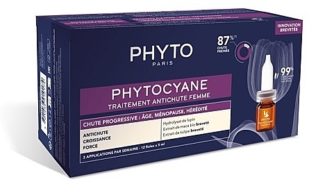 Ampullen gegen Haarausfall - Phyto Phytocyane Progressive Treatment — Bild N1