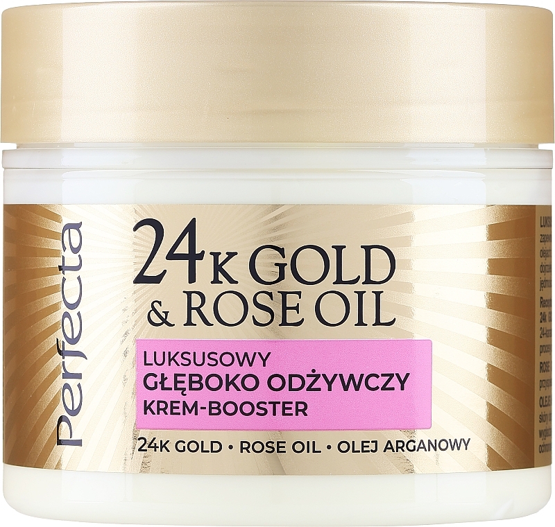 Luxuriöse und tief nährende Booster-Creme - Perfecta 24k Gold & Rose Oil Cream  — Bild N1