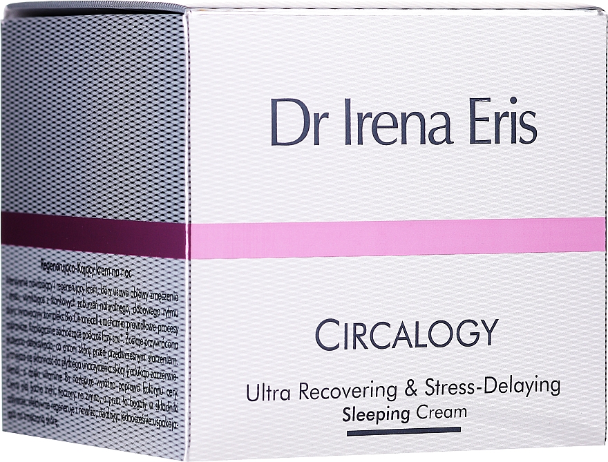 Ultra regenerierende Nachtcreme gegen die Anzeichen von Müdigkeit - Dr. Irena Eris Circalogy Ultra Recovering & Stress-Delaying Sleeping Cream — Bild N2