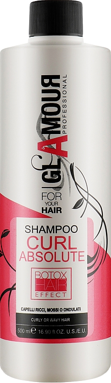 Shampoo für lockiges und gewelltes Haar mit Botox-Effekt - Erreelle Italia Glamour Professional Shampoo Curl Absolute — Bild N1