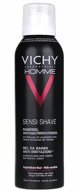 Rasiergel gegen Reizungen und Rötungen für empfindliche Haut - Vichy Anti-Irritations Shaving Gel 150ml