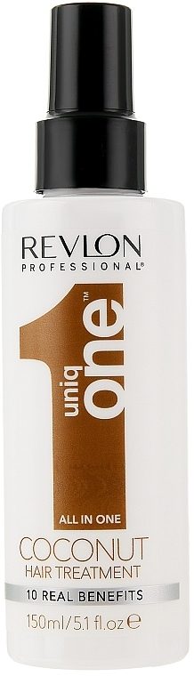 Spraymaske für trockenes und geschädigtes Haar mit Kokosduft - Revlon Professional Uniq One All in One Coconut Hair Treatment — Bild N2