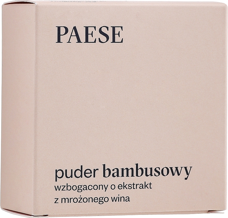 Loser Bambuspuder mit Seidenprotein und Weinextrakt - Paese Bamboo Powder With Silk And Frozen Wine Extract — Foto N1