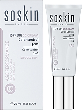 Düfte, Parfümerie und Kosmetik 3in1 CC Creme SPF 30 - Soskin CC Cream Color Control 3 In 1