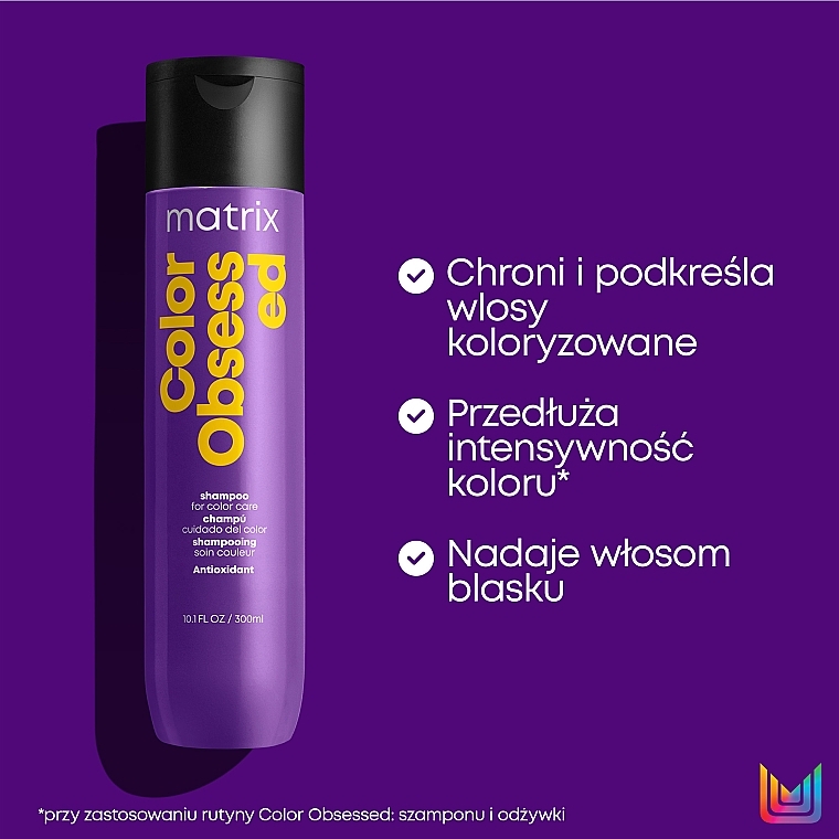 Farbschützendes Shampoo für coloriertes Haar - Matrix Total Results Color Obsessed Shampoo — Bild N6