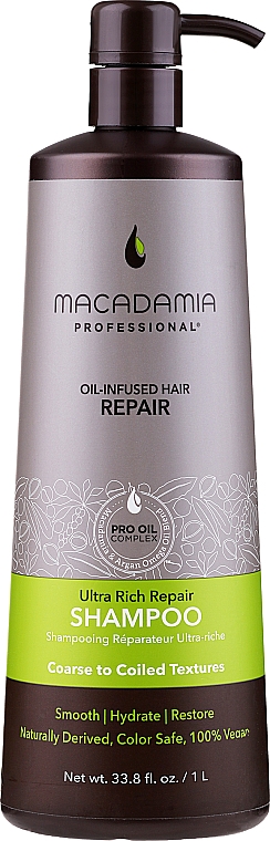 Revitalisierendes Shampoo für sehr dickes Haar - Macadamia Professional Ultra Rich Repair Shampoo — Bild N1