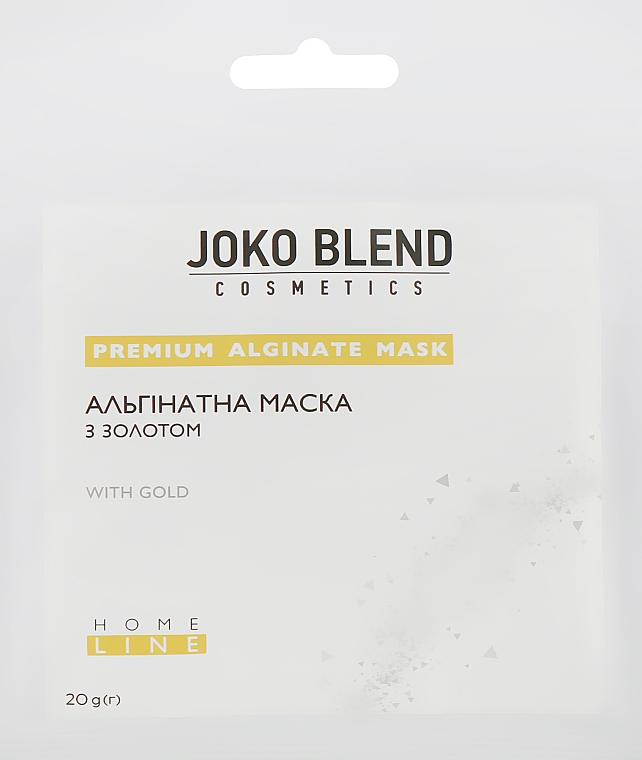 Glättende Alginatemaske für das Gesicht mit Gold und Lifting-Effekt - Joko Blend Premium Alginate Mask — Bild N1