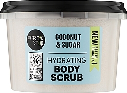 Körperpeeling Kokosnuss - Organic Shop Hydrating Body Scrub Coconut & Sugar — Bild N2
