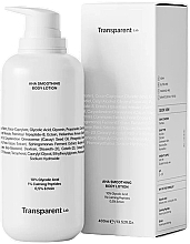 Glättende Körperlotion  - Transparent Lab Aha Smoothing Body Lotion  — Bild N1