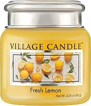 Duftkerze im Glas frische Zitrone - Village Candle Fresh Lemon — Bild N1