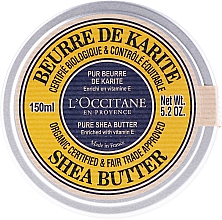 Düfte, Parfümerie und Kosmetik Körpercreme - L'occitane Organic Pure Shea Butter