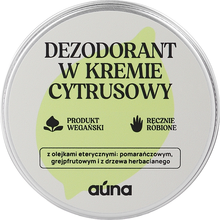 Natürliche Deodorant-Creme mit Zitrusfrüchten - Auna — Bild N1