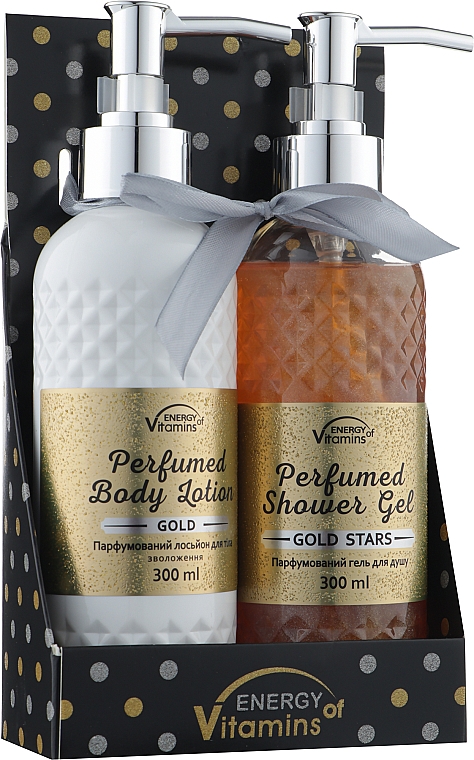 Geschenkset - Energy of Vitamins Perfumed My Gold Stars (sh/gel/300ml + b/lot/300ml) — Bild N2