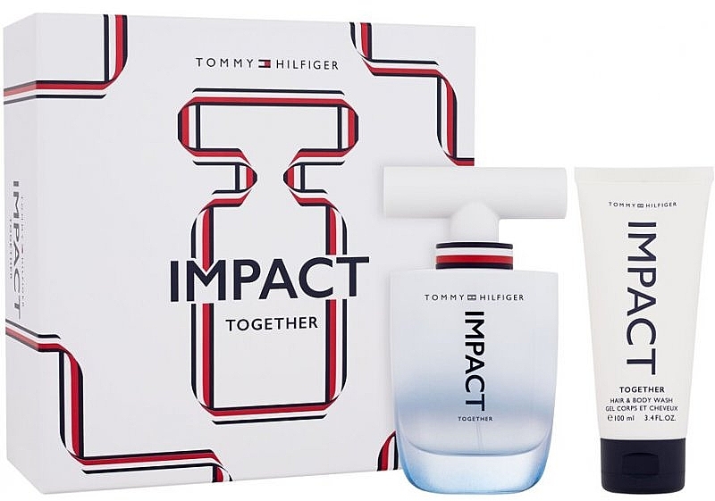 Tommy Hilfiger Impact Together - Set (Eau de Toilette/100 ml + Duschgel/100 ml) — Bild N1