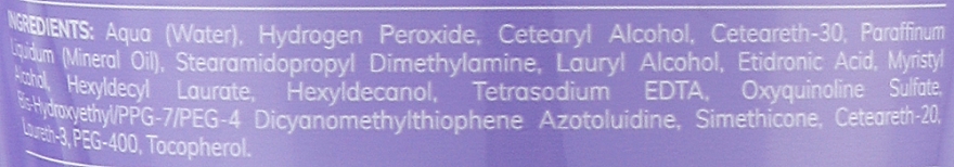 Violettes Creme-Oxidationsmittel gegen Gelbstich 7,5% - Fanola No Yellow Purple Oxidizing Cream (25 Vol) — Bild N2