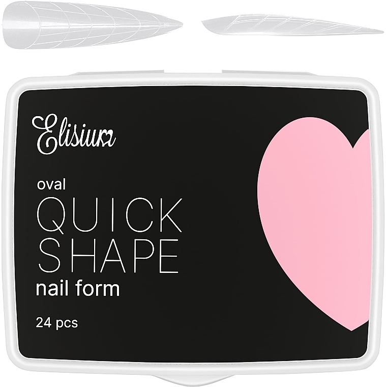 Mini-Oval-Nagelform - Elisium Quick Shape Nail Form Mini Oval — Bild N2