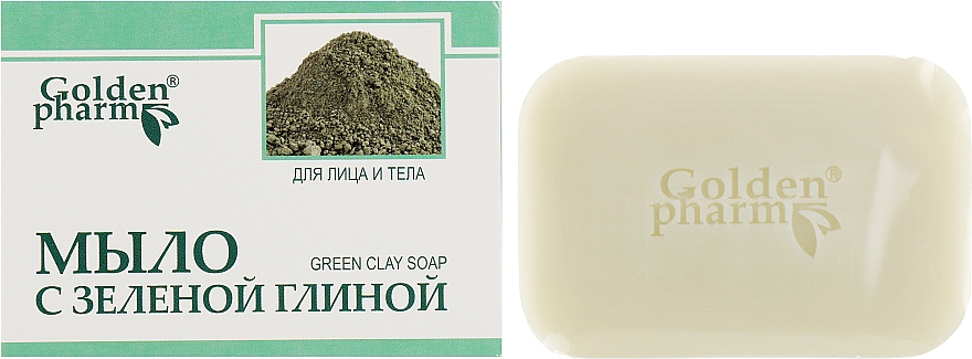 Seife für Gesicht und Körper mit grüner Tonerde - Seife mit grüner Tonerde für Gesicht und Körper — Bild N1