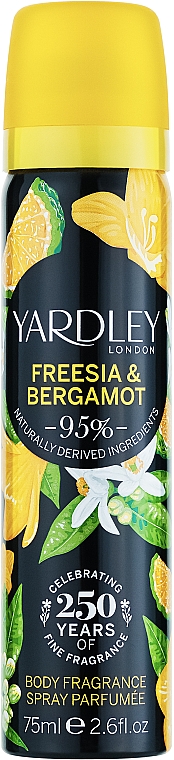 Yardley Freesia & Bergamot - Deospray — Bild N1