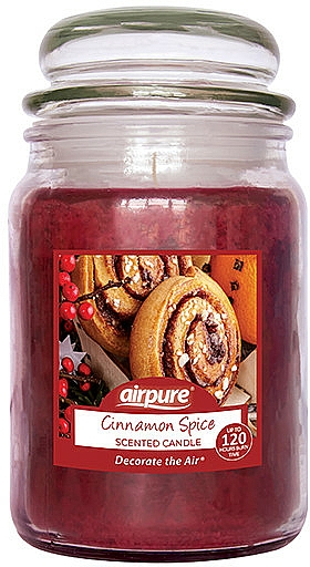 Duftkerze im Glas Cinnamon Spice - Airpure Jar Scented Candle Cinnamon Spice — Bild N1