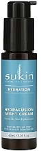 Düfte, Parfümerie und Kosmetik Feuchtigkeitsspendende Gesichtscreme für die Nacht - Sukin Hydrafusion Night Cream