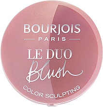 Düfte, Parfümerie und Kosmetik Gesichtsrouge - Bourjois Le Duo Blush Color Sculpting