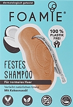Düfte, Parfümerie und Kosmetik Festes Shampoo für natürlichen Glanz mit Kokosnussöl - Foamie Shake Your Coconuts Shampoo Bar