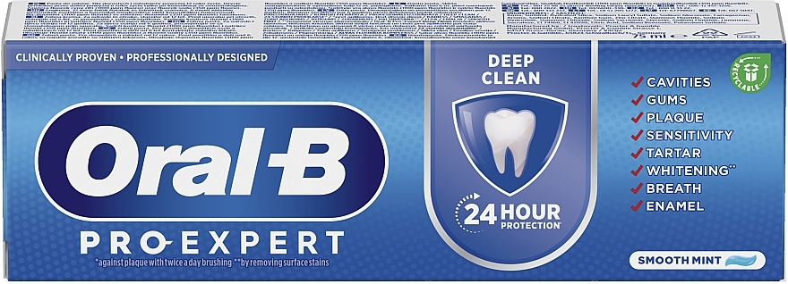 Tiefenreinigende Zahnpasta - Oral-B Pro-Expert Deep Cleaning Toothpaste Smooth Mint  — Bild N16