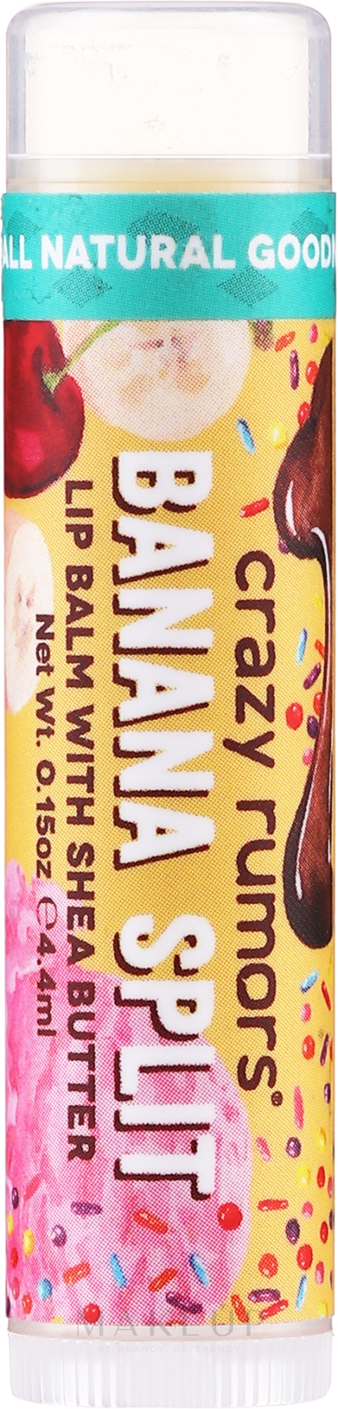 Lippenbalsam - Crazy Rumors Banana Split Lip Balm — Bild 4.25 ml
