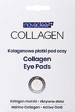Düfte, Parfümerie und Kosmetik Augenpatches mit Meereskollagen und aktivem Gold - Novaclear Collagen Eye Pads