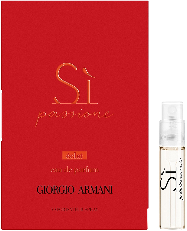 GESCHENK! Giorgio Armani Si Passione Eclat - Eau de Parfum (Probe) — Bild N1