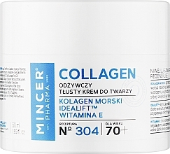 Pflegende fettige Gesichtscreme 70+ №304 - Mincer Pharma Collagen Face Cream — Bild N1